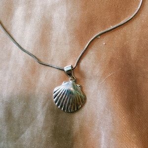 Silver Seashell Necklace
